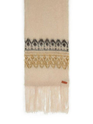 Dayna Mohair Blend Muffler Nude - ISABEL MARANT - BALAAN 1