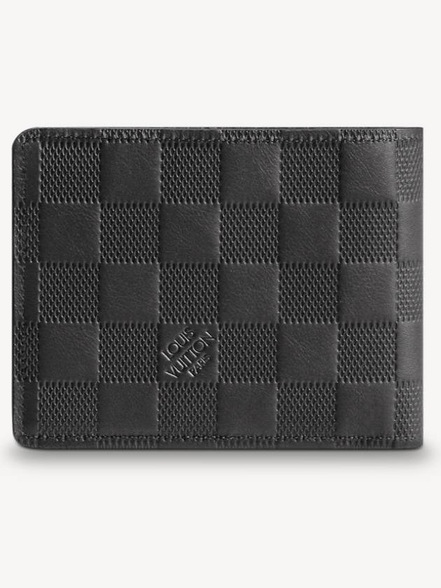 Multiple Damier Infini Half Wallet Black - LOUIS VUITTON - BALAAN 4