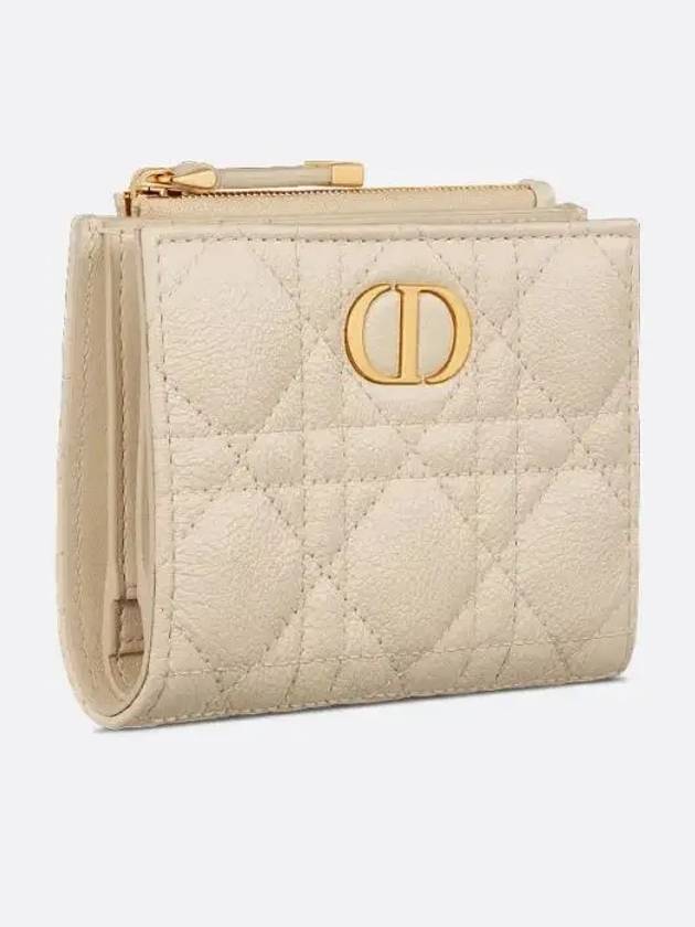 Caro Dahlia Half Wallet Ivory - DIOR - BALAAN 3