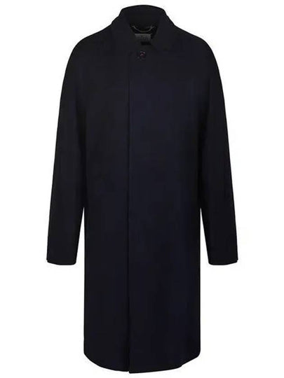 Wool Viscose Single Coat Navy - MAISON MARGIELA - BALAAN 2