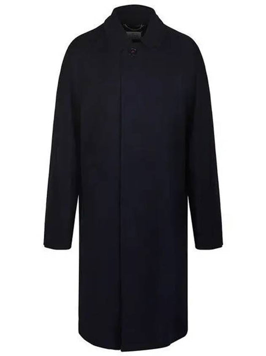 Wool Viscose Single Coat Navy - MAISON MARGIELA - BALAAN 2