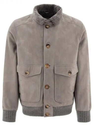 Shearling collar lambskin jacket 270638 - BRUNELLO CUCINELLI - BALAAN 1