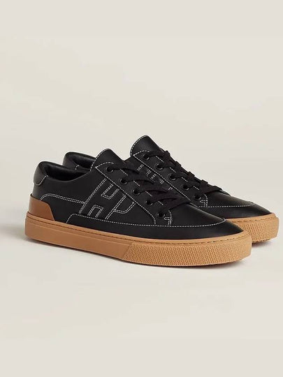 Deep Low Top Sneakers Black - HERMES - BALAAN 2