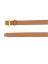 T Timeless Leather Belt Brown - TOD'S - BALAAN 3