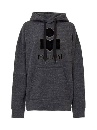 Mansel Big Logo Hoodie Anthracite - ISABEL MARANT - BALAAN 2