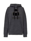 Mansel Big Logo Hoodie Anthracite - ISABEL MARANT - BALAAN 2