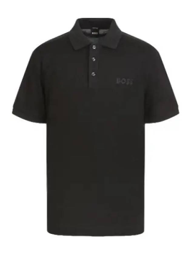 boss shadow logo embroidered polo shirt t collar - HUGO BOSS - BALAAN 1