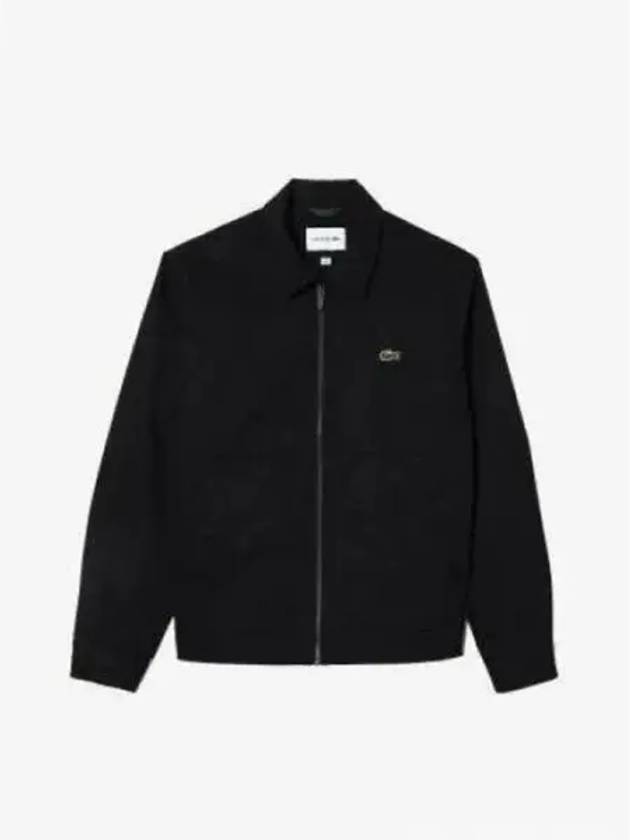 Men s Shirt Collar Blouson Black - LACOSTE - BALAAN 1