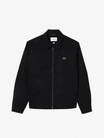 Men s Shirt Collar Blouson Black - LACOSTE - BALAAN 1