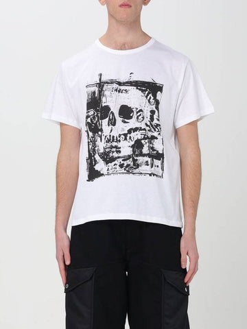 T-shirt Alexander McQueen con stampa teschio - ALEXANDER MCQUEEN - BALAAN 1