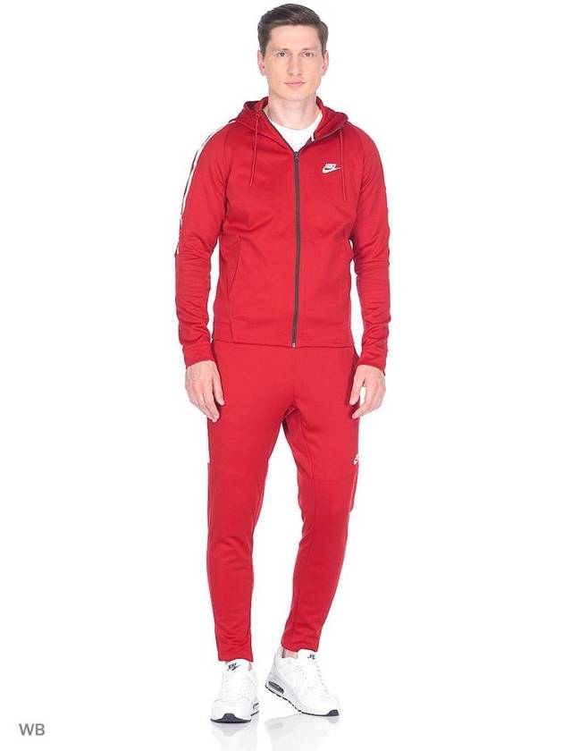 01861650608Tribute Poly Hooded Zip JacketRed - NIKE - BALAAN 3