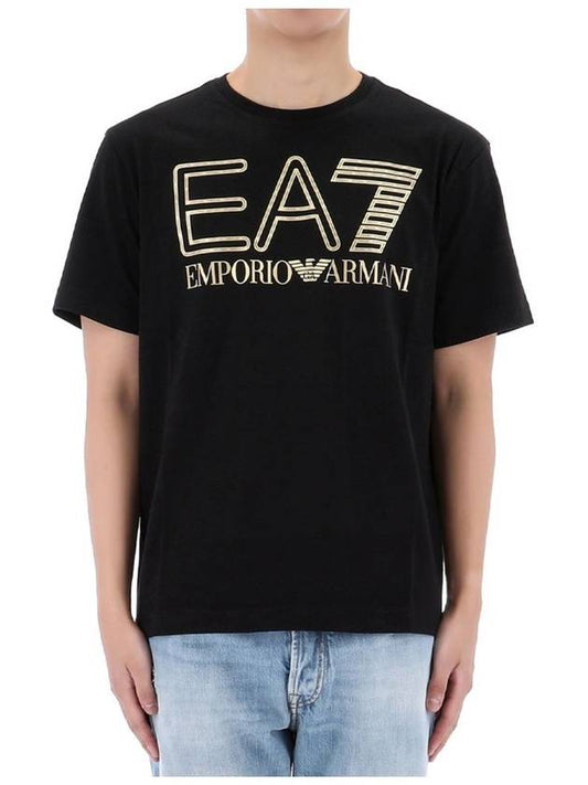 Armani EA7 Big Logo Short Sleeve T Shirt 6RPT03 0208 - EMPORIO ARMANI - BALAAN 2