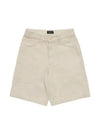 Gilberto High Waist Denim Shorts White - A.P.C. - BALAAN 2