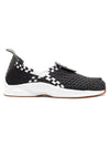 Air Woven Low Top Sneakers Black - NIKE - BALAAN 1