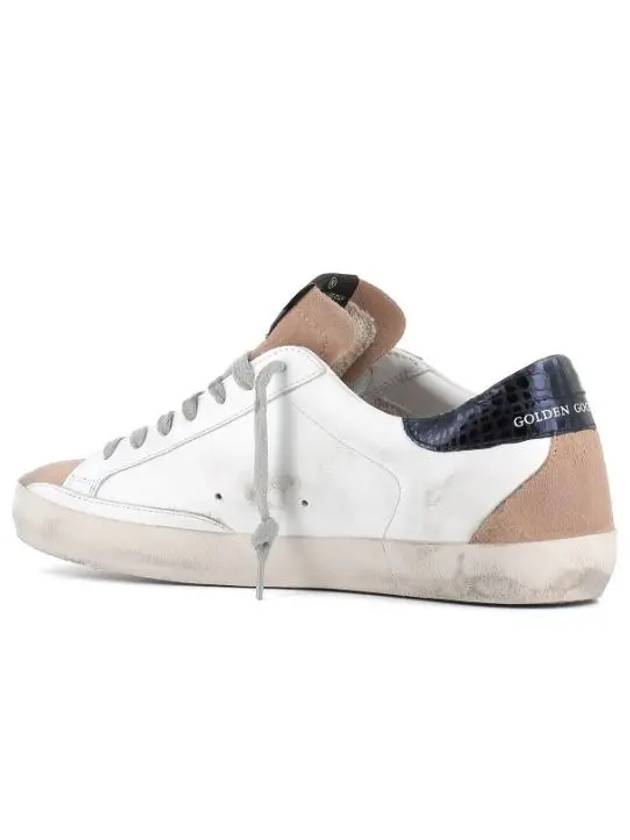 Superstar Star Leather Low Top Sneakers Brown White - GOLDEN GOOSE - BALAAN 5