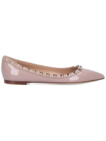 Valentino Garavani Flat shoes Pink - VALENTINO - BALAAN 1