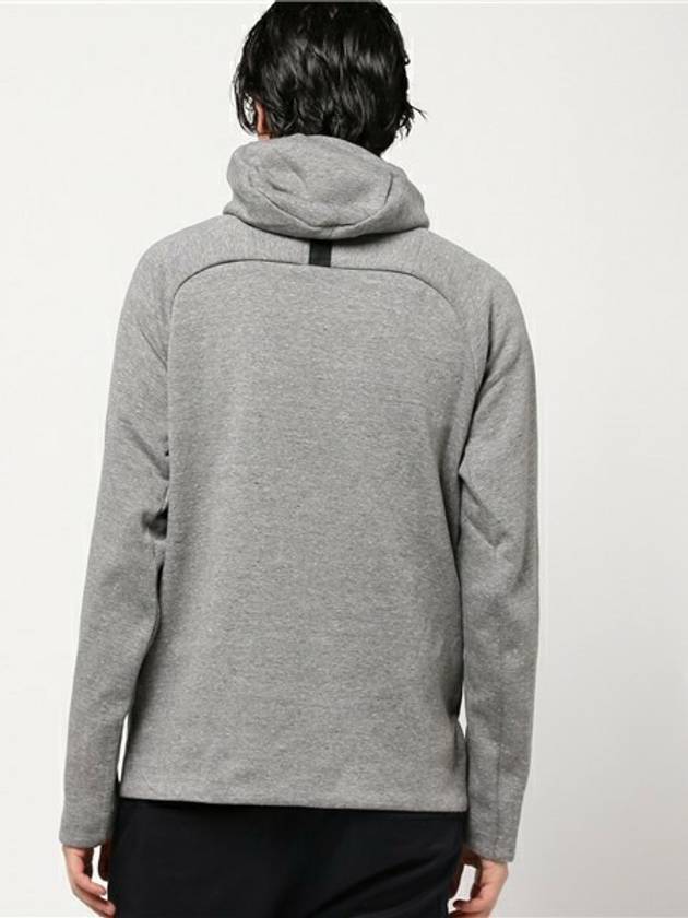 01805215091Tech fleece pullover funnel neck hooded tshirtgray - NIKE - BALAAN 5