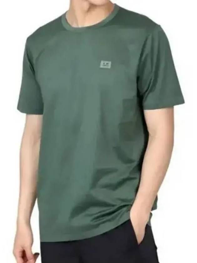 70/2 Mercerized Jersey Short Sleeve T-Shirt Green - CP COMPANY - BALAAN 2