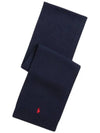 Kids Pony Logo Wool Muffler Dark Navy 879737 001 - POLO RALPH LAUREN - BALAAN 1