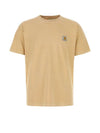 Relaxed Fit Nelson Short Sleeve T-Shirt Beige - CARHARTT WIP - BALAAN 1