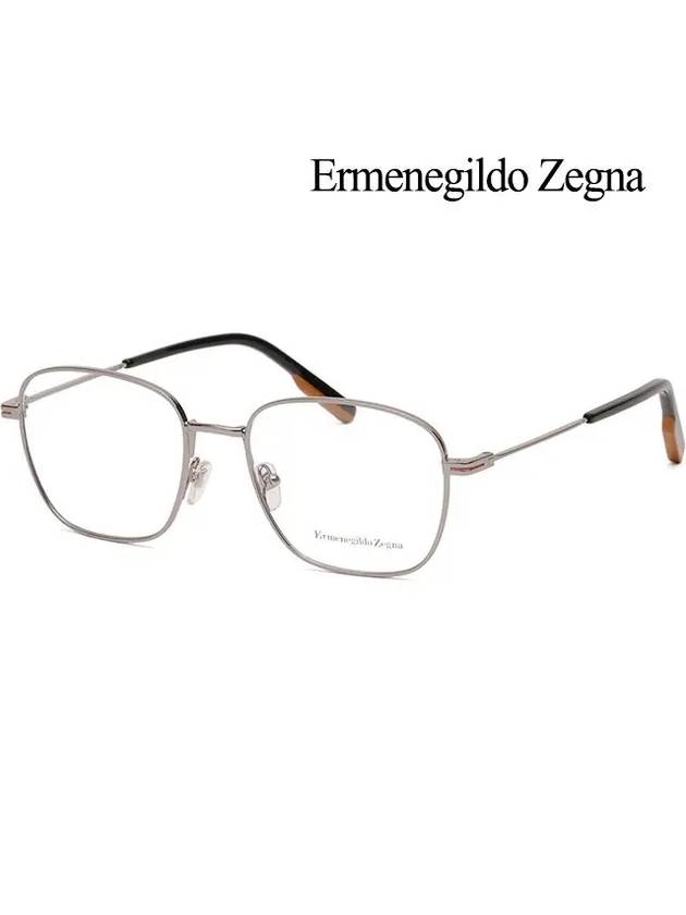 Zegna glasses frame EZ5168 014 metal frame metal square - ERMENEGILDO ZEGNA - BALAAN 1