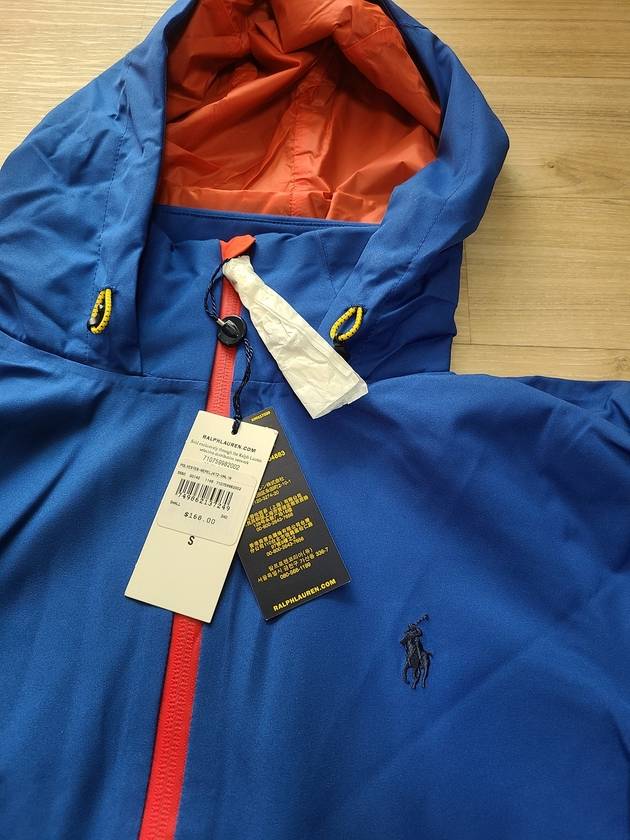 Blue Twill Hooded Windbreaker Windbreaker - POLO RALPH LAUREN - BALAAN 5