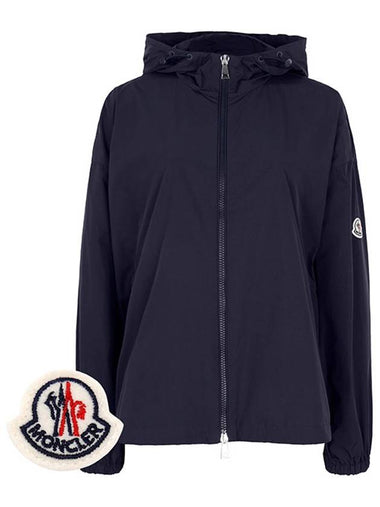 Navy Windbreaker Hooded Jacket TYX 74S 00654 - MONCLER - BALAAN 1