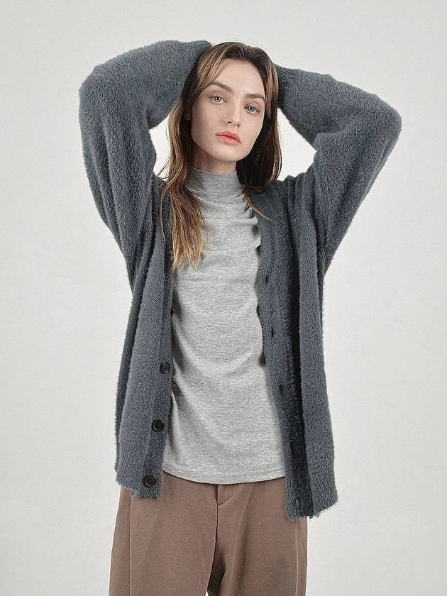 Boocle Angora Cardigan Charcoal - CHANCE'S NOI - BALAAN 1