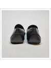 Men's V Logo Moccasin Loafer Driving Shoes Black - VALENTINO - BALAAN.