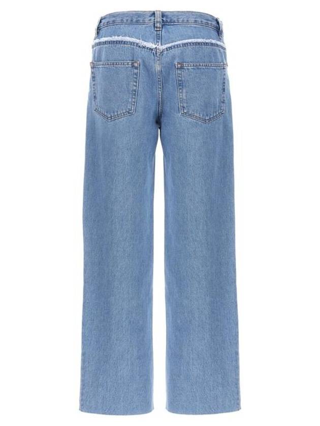 Relaxed Raw Edge F Jeans Pale Blue - A.P.C. - BALAAN 3