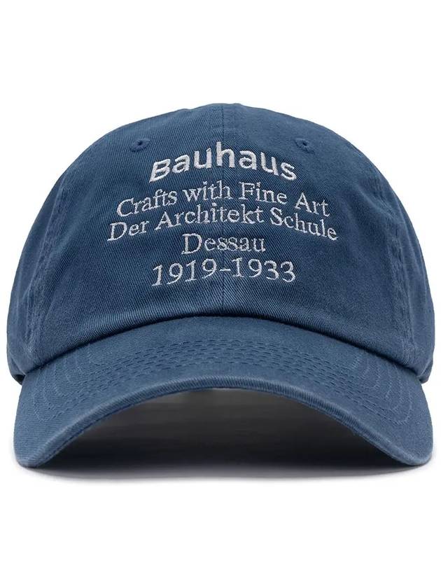 BAUHAUS WASHED BALL CAP ISLAND BLUE - POLYGRAM - BALAAN 4