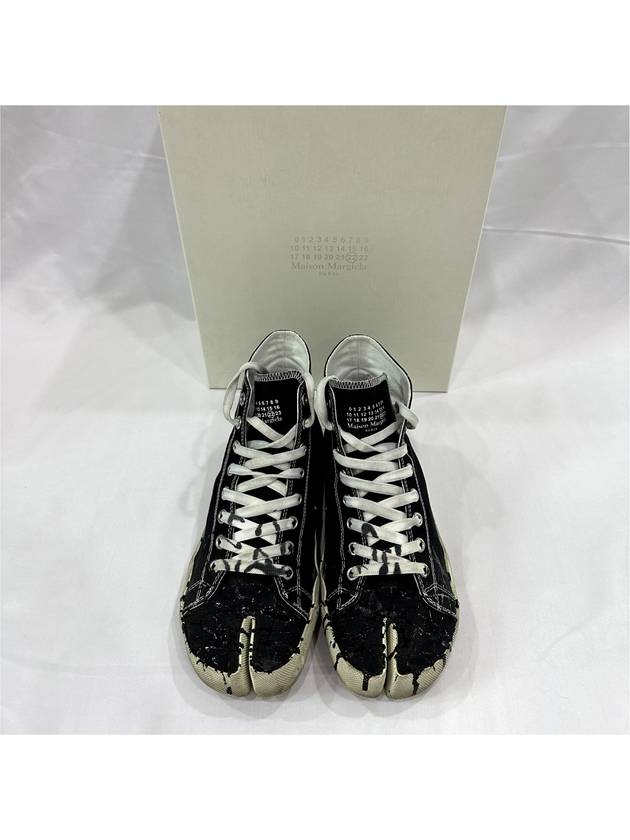 42 Margiela Paint Tabi Canvas Sneakers High - MAISON MARGIELA - BALAAN 4