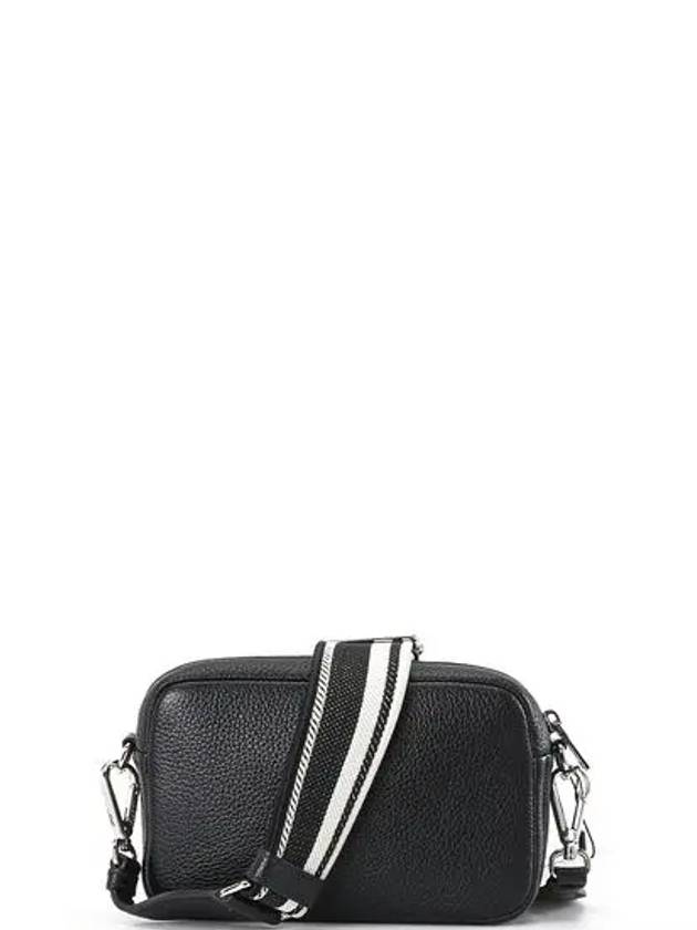 Soft Line Leather Small Shoulder Bag Black - PRADA - BALAAN 4