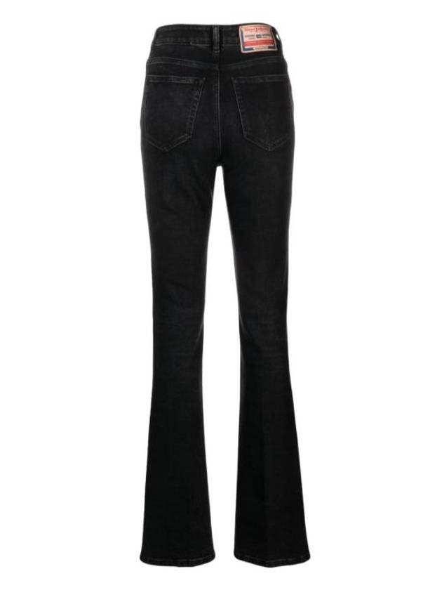 High Rise Bootcut Jeans Black - DIESEL - BALAAN 3