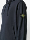 Wappen Patch Cotton Hoodie Navy - STONE ISLAND - BALAAN 7