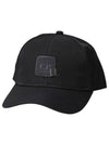 Logo Patch Ball Cap Black - CP COMPANY - BALAAN 2