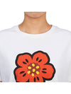 Women's Boke Flower Loose Fit Short Sleeve T-Shirt White - KENZO - BALAAN 7