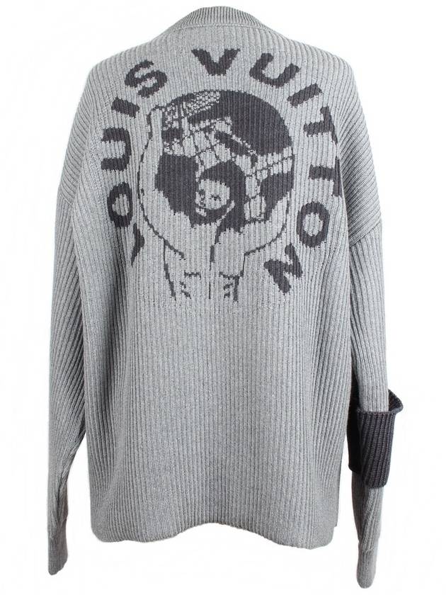 Full jacquard crew neck knit XL - LOUIS VUITTON - BALAAN 1