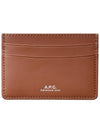 Andre Logo Card Wallet Nut Brown - A.P.C. - BALAAN 1