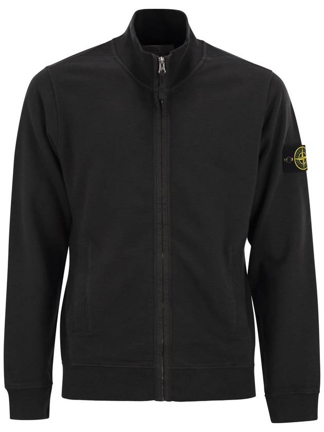 Cotton sweatshirt with zip - STONE ISLAND - BALAAN 1