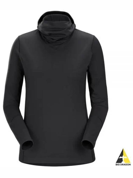 Women's Rho Lightweight Hoodie Black - ARC'TERYX - BALAAN 2