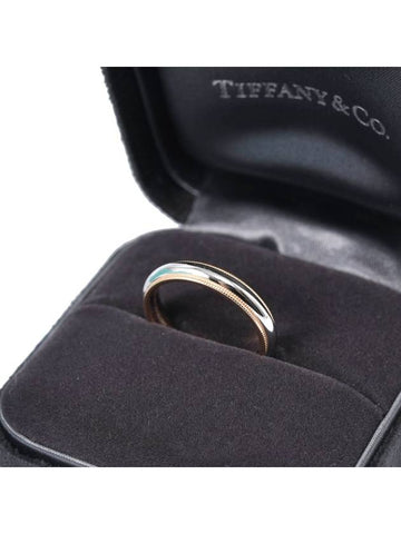 Women s exhibition grade Tiffany Milgrain Band Ring 4MM - TIFFANY & CO. - BALAAN 1