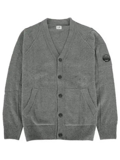 Lens Cotton Cardigan Grey - CP COMPANY - BALAAN 2