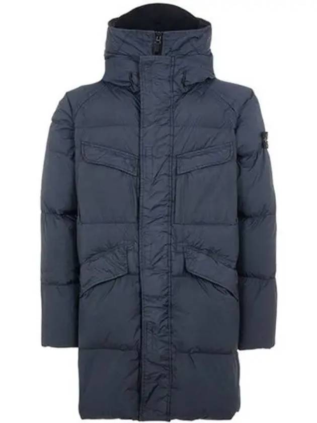 Wappen Patch Crinkle Reps Long Padding Navy - STONE ISLAND - BALAAN 2