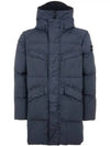 Wappen Patch Crinkle Reps Long Padding Navy - STONE ISLAND - BALAAN 2