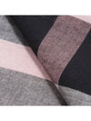 Mega Check Scarf Grey - BURBERRY - BALAAN 6