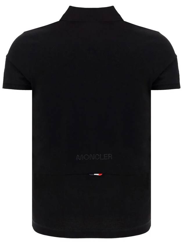 Logo patch short sleeve collar - MONCLER - BALAAN 2