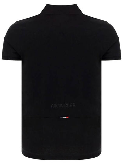 Logo patch short sleeve collar - MONCLER - BALAAN 2