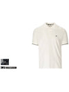 Chest Logo Short Sleeve Polo Shirt White - CP COMPANY - BALAAN 3