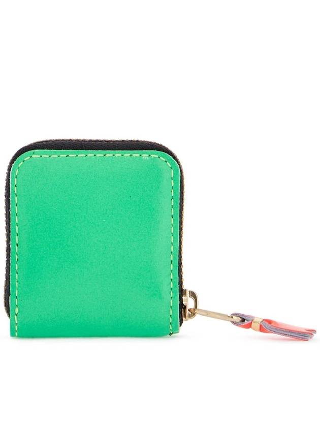 portafoglio unisex verde in pelle di capra con zip - COMME DES GARCONS WALLET - BALAAN 2